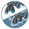 Rollers évolutifs 2-en-1 taille s-m du 3