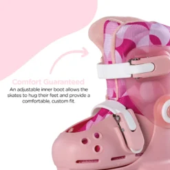 Rollers évolutifs twista rose 29-33