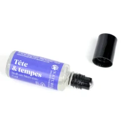 Roll-on relaxant tête et tempes à l'huile essentielle de menthe poivrée bio 5 ml
