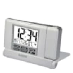 Réveil de voyage avec projection blanc