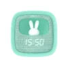 Réveil et veilleuse billy clock turquoise pour enfant - mob
