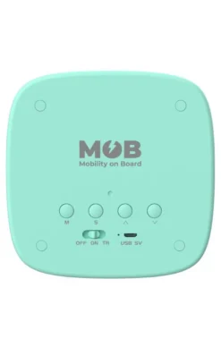 Réveil et veilleuse billy clock turquoise pour enfant - mob