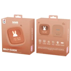 Réveil et veilleuse billy clock chocolat pour enfant - mob