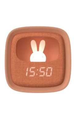 Réveil et veilleuse billy clock chocolat pour enfant - mob