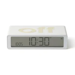 Réveil Flip Classic Lexon Blanc