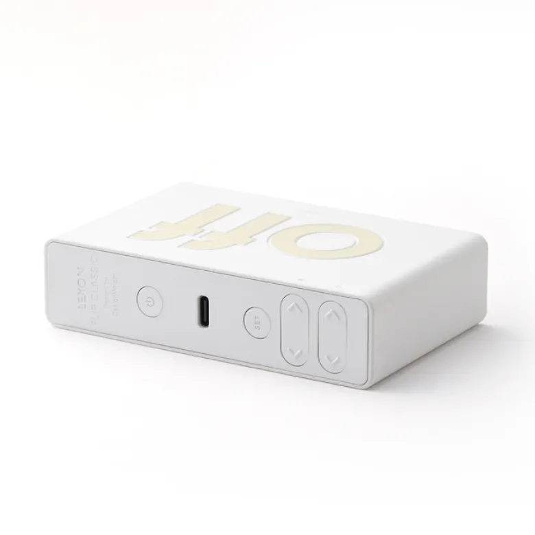 Réveil Flip Classic Lexon Blanc