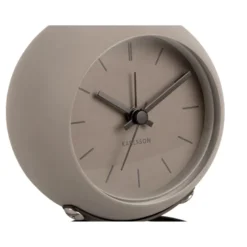 Réveil rond effet flottant - diam.9,5 cm