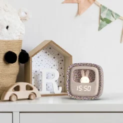 Réveil veilleuse lapin pour enfant