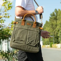Sac bandoulière fairbanks vert forêt