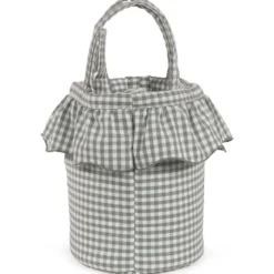 Sac bucket praliné vichy matcha