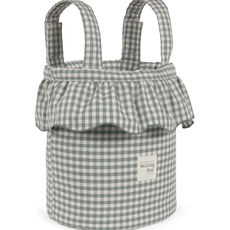 Sac bucket praliné vichy matcha