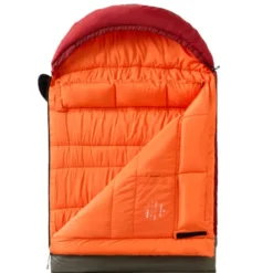 Sac de couchage 190 gris et rouge