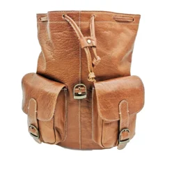 Sac à dos cuir indiana city havane