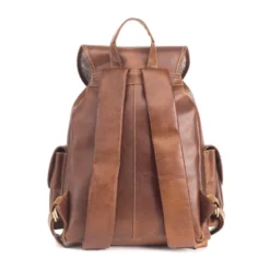 Sac à dos cuir indiana havane