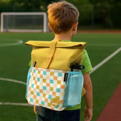 Sac à dos enfant modulable deperlant roll-top Cyranos le renard Les Déglingos