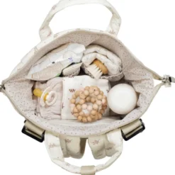 Sac à dos à langer mimosa rose