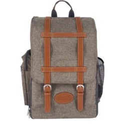 Sac à dos pique-nique escapade marron 4p