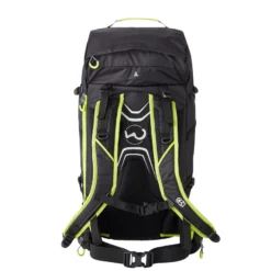 Sac à dos raid-trail 38l noir et jaune