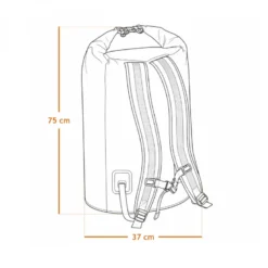 Sac à dos étanche réglable pour sport 55l