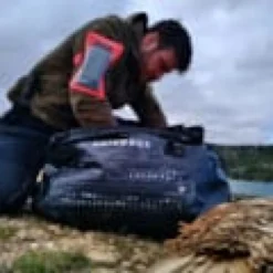Sac duffle roll-top 85l noir zulupack