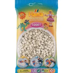 Sachet de perles 1.000 pièces, blanc