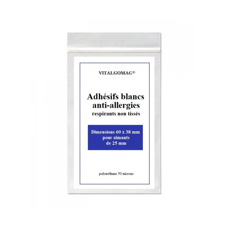 Sachet x50 adhésifs pour aimants 25mm