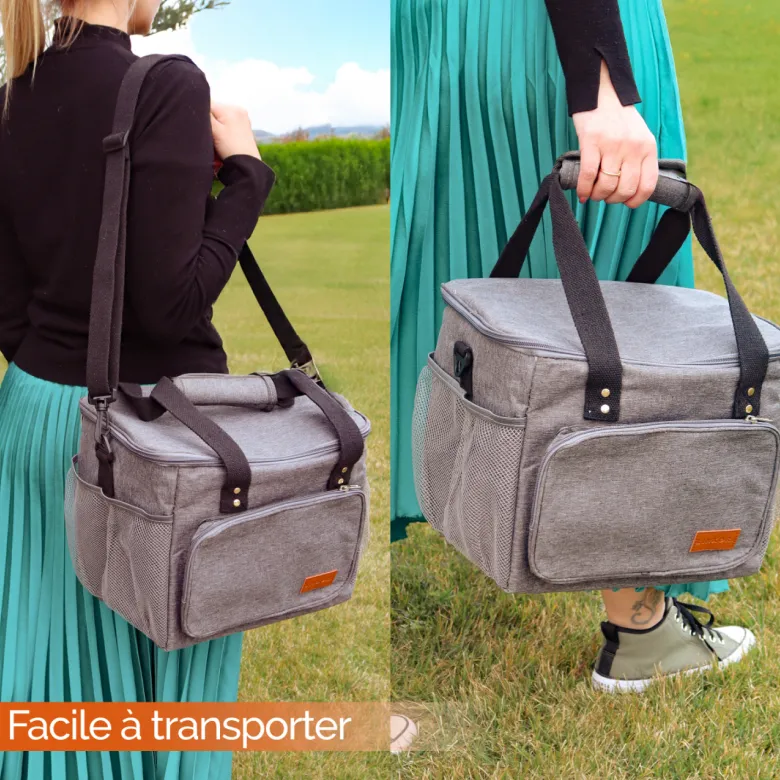 Sac isotherme 16 l - noir