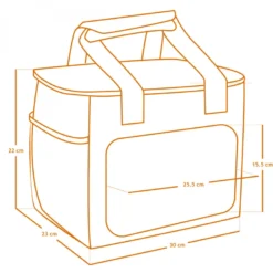 Sac isotherme 16 l - noir