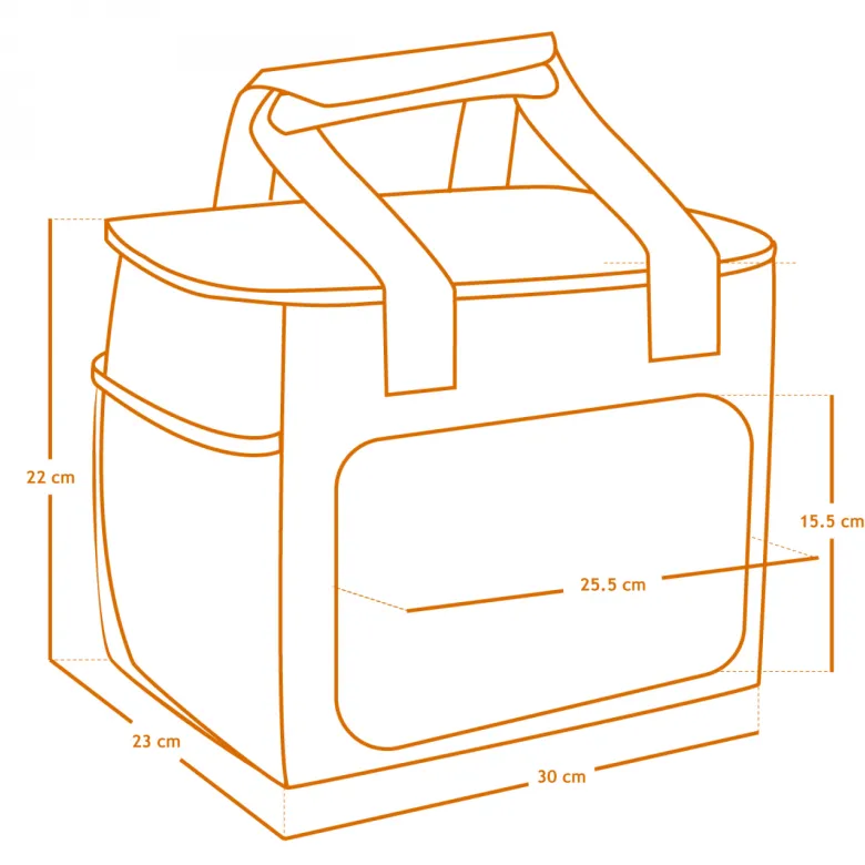 Sac isotherme 16 l - noir