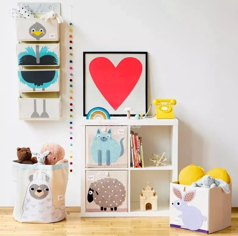 Sac à jouets lama