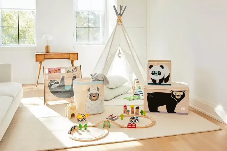 Sac à jouets lama