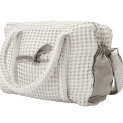 Sac à langer coton gaufré - 28 x 42 cm