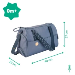 Sac à langer pocketsyle bleu badabulle