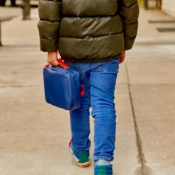 Sac repas isotherme blue & persimmon