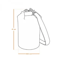 Sac étanche réglable pour sport 10l
