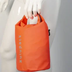 Sac tube étanche 3l fond transparent Orange