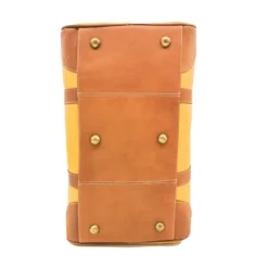 Sac weekend cuir sacha jaune