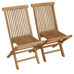 Salento - lot de 2 chaises en teck