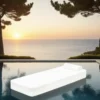 Sandra poolbed blanc 180x70xh18