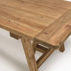 Sandy - table à manger rectangulaire 270x100cm bois pin recyclé