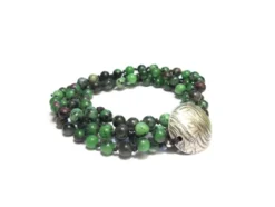Sautoir mala zoisite 108 pierres