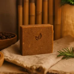 Savon exfoliant au café bio