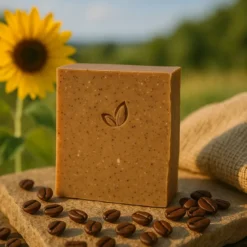 Savon exfoliant au café bio