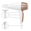 Sèche-cheveux 2200w proficare pc-ht 3010 blanc
