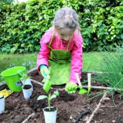 Seau de jardin enfant vert