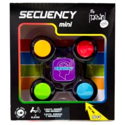 Secuency mini étoile jeu de mémoire de poche avec couleurs