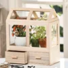 Serre d'intérieur en bois