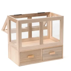 Serre d'intérieur en bois