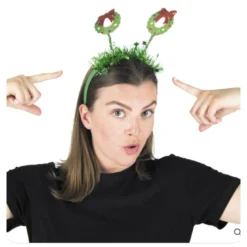 Serre-tete couronne de noel