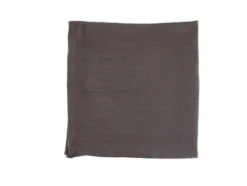 Serviette de table - lin et coton marron